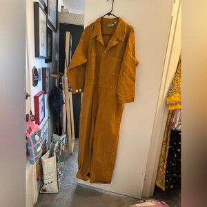 big bud press long sleeve everyday jumpsuit tan 1xl brand new